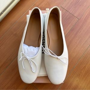 Mansur Gavriel Dream Leather Ballerina Flats